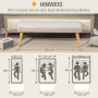 Sängbänk - Hallbänk Knäppt Beige - Ek Ben 120 x 41 x 43 cm