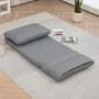 Golvstol med Sängfunktion 90° till 180° Grå Linne