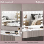 Hollywood Sminkspegel 15 LED Belysning 58 x 48 cm Vitram