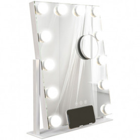 Hollywood Sminkspegel 12 LED Belysning 37 x 46 cm Vitram
