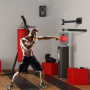 Boxning med väggfäste hopfällbar med reflexstång höjdjusterbar 360°