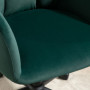 Kontrosfåtölj Sammet Grön