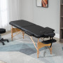 Massagebänk med Träben