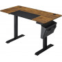Elektriskt Skrivbord sitt-stående 140 x 60 x (72-120) cm Vintage Brun