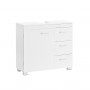 Tvättställsunderskåp med 3 stora Lådor 70 x 30 x 64 cm Vit