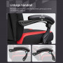 Ergonomisk Gamingstol med Benstöd Svart Röd Läder Belastning upp ti...