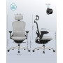 Ergonomisk Kontorsstol Lyx-Comfy 150 kg Mesh Grå
