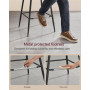 2-pack Barstolar Cascade Sitthöjd 62 cm Läder Svart