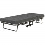 Hopfällbar Gästsäng upp till 150 kg 190 x 80 x 42 cm Grå