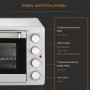 Miniugn 32 L, 3 Matlagningslägen / Brödrost / Pizzaugn 100°C-230°C Silver