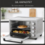 Miniugn 32 L, 3 Matlagningslägen / Brödrost / Pizzaugn 100°C-230°C Silver