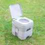 Bärbar toalett - Campingtoalett 20L - Portabel toalett