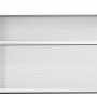 Entrétak Transparent 200 x 96 x 27 cm Svart