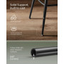 2-pack Barstolar EKHO Roterbar, Sitthöjd 75 cm, Läder Grön