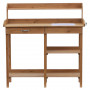 Planteringsbord med Handfat, Naturligt 117 x 45 x 121 cm
