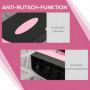 Aerobic Stepper Justerbar 80 x 31 x 10/15/20 cm Rosa Svart