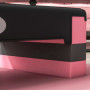 Aerobic Stepper Justerbar 80 x 31 x 10/15/20 cm Rosa Svart
