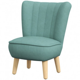 Barnfåtölj Sammet upp till 45 kg 44 x 45 x 56,5 cm Ljusblå