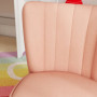 Barnfåtölj Sammet upp till 45 kg 44 x 45 x 56,5 cm Rosa