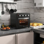 Miniugn med Varmluftsfritös 90-230°C, 7 Program, 1600 W