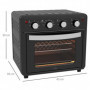Miniugn med Varmluftsfritös 90-230°C, 7 Program, 1600 W