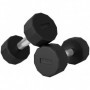 Hantelset 2 x 10 kg - Push Up Bars Svart