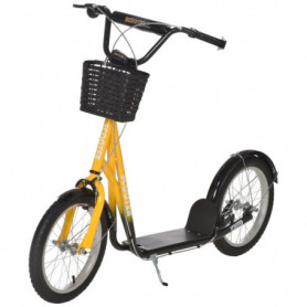Sparkcykel - Skoter med Luftgummi Däck Orange 5-12 år