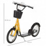 Sparkcykel - Skoter med Luftgummi Däck Orange 5-12 år