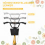 Sparkcykel - Skoter med Luftgummi Däck Orange 5-12 år