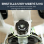 Stepper / Trappmaskin med Justerbar Motstånd, LCD-skärm Vit Grön