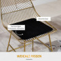 Barstol 2 st Geometrisk Metalldesign Guld