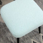 Sittpall Teddy Fleece Ljusblå 42 x 42 x 47 cm