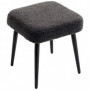 Sittpall Teddy Fleece Mörkgrå 42 x 42 x 47 cm
