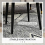 Sittpall Teddy Fleece Mörkgrå 42 x 42 x 47 cm