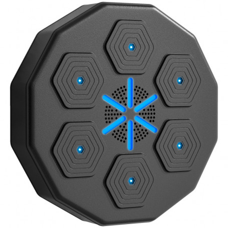 Musik boxningsmaskin Bluetooth Konstläder Svart