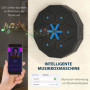 Musik boxningsmaskin Bluetooth Konstläder Svart