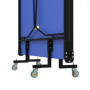 Bordtennisbord 274 x 152,5 x 76 cm med Hjul Blå
