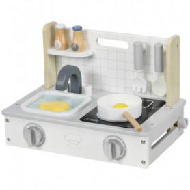 Leksakskök med Spis och Diskho Trä 36 x 21,5 x 25 cm