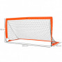 Fotbollsmål Hopfällbart x2 Set 186 x 90 x 89 cm Orange