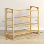 Bambu Skoställ Ventilerad Hyllor 76 x 33 x 67 cm