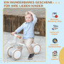 Balanscykel Whisper Dubbel Däck 1-3 år Brun Vit
