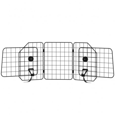 Bil Hundgaller Justerbar 93 - 150 cm Svart