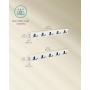 2-pack Vägg Klädhängare 10 Krokar med Tavelhylla 70 cm Vit