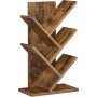 Mini Bokhylla Trädformad 5 nivåer 17,2 x 30 x 51 cm Vintage Brun