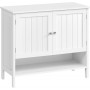 Skoskåp Hallbyrå 3 Nivåer 35 x 80 x 70 cm Retro Vit