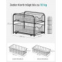 Köksställ, 2 Utdragbara Korgar - Arrangör Till Kök / Badrum - Svart