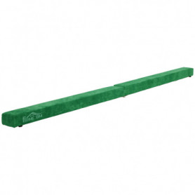 Balansbalk Hopfällbar upp till 120 kg 210 x 10 x 6,5 cm Grön