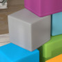 Stor Byggklossar av Skum 12 st à 20 x 20 x 20 cm Flerfärgad
