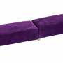 Balansbalk Hopfällbar upp till 120 kg Lila 210 x 10 x 6,5 cm