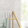 Bambu Handduksställ Fristående 3 Stångs med Hylla 51 x 31 x 85,5 cm
